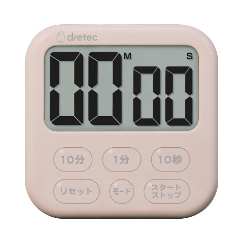 大画面タイマー「シャボン６」ピンク