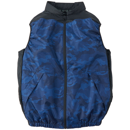 ﾌｧﾝ付きｳｪｱ KAZEfit ﾍﾟﾙﾁｪ付きﾀｲﾌﾟ ﾌﾞﾙｰｶﾓ Lｻｲｽﾞ 1着画像