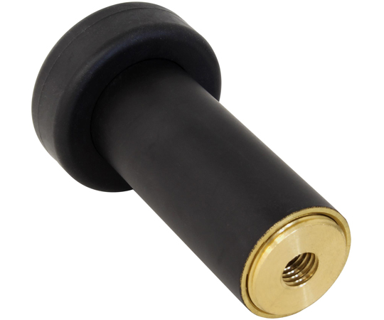 ハイト戸当 80mm マットブラック シンプルで滑らかな形状のマットブラック仕上げ