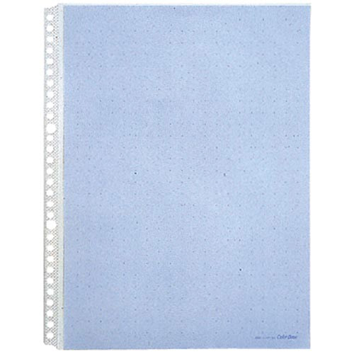 カラーベースポケット　Ａ４縦　３０穴　青　１０枚画像