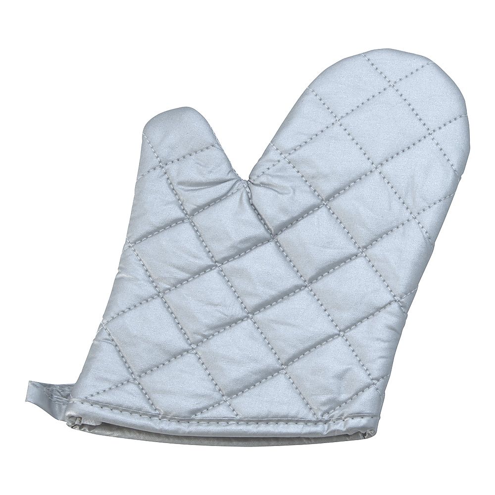 オーブンミット　シルバー　小　260mm　1枚画像