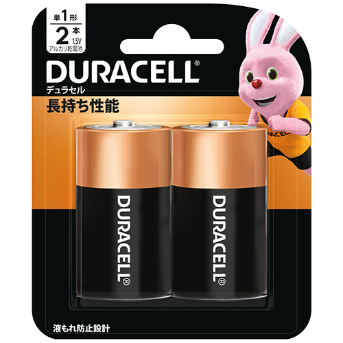 ｱﾙｶﾘ乾電池 単1形 1ﾊﾟｯｸ(2本)画像