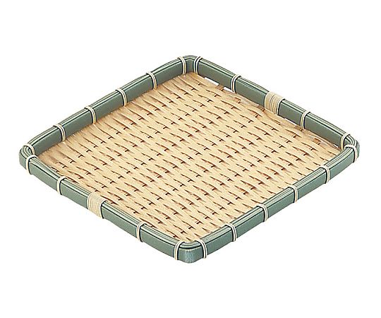 PP　竹　角型　浅ざる　30型画像