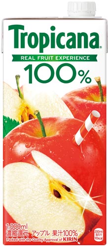 トロピカーナ　アップル　１０００ｍｌ　６本画像