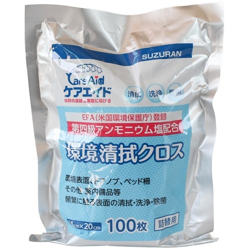 ｹｱｴｲﾄﾞ 環境清拭ｸﾛｽ 詰替用 1ﾊﾟｯｸ(100枚)画像