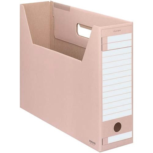 ファイルボックス　Ｄタイプ　Ｂ４横　桃　５個画像