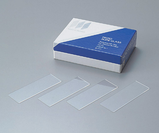 白スライドグラス　縁磨No.2　100枚入画像