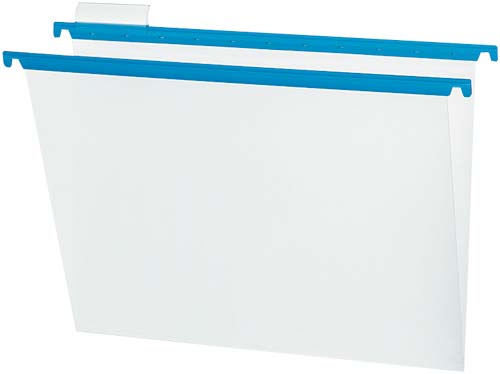 ハンギングフォルダーＰＰカラー　Ａ４　青　１０冊画像
