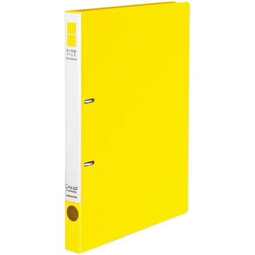 リングＦスリムスタイル黄Ａ４縦背幅２７ｍｍ３０冊画像