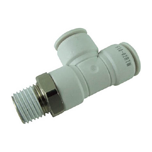 ﾀｯﾁｺﾈｸﾀｰﾌｧｲﾌﾞ ﾒｲﾙﾗﾝﾃｨ W(白)10mm･R1/4 1個画像