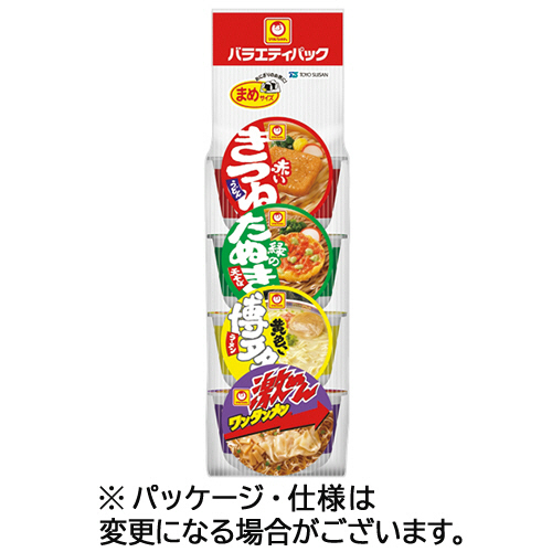 まめﾊﾞﾗｴﾃｨﾊﾟｯｸ(東) 4種 1ｾｯﾄ(24食:4食×6ﾊﾟｯｸ)画像