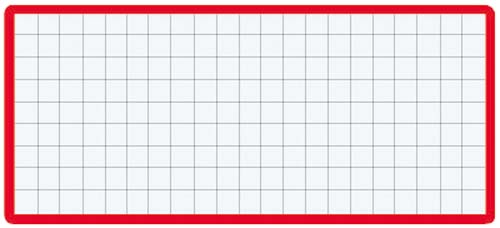 マグネット見出し４３×１０４ｍｍ赤画像