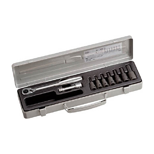 ﾍｷｻｺﾞﾝｿｹｯﾄﾚﾝﾁｾｯﾄ(差込角9.5mm)(強力ﾀｲﾌﾟ) 1ｾｯﾄ画像