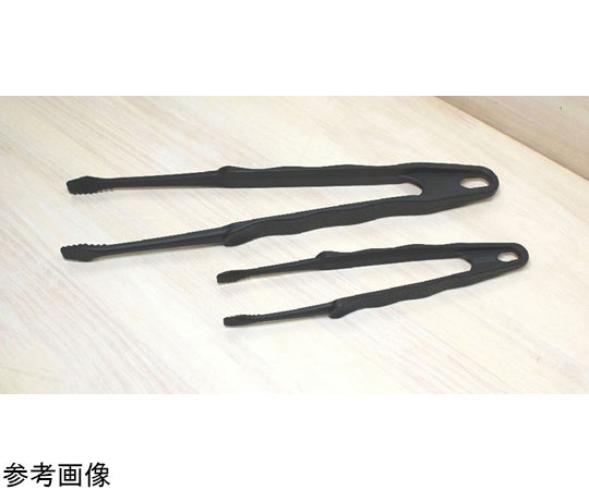 グルメイド ナイロンツイーザー 19cm 持ち手部分が浮き上がる角度から撮影されたシンプルなデザインのツイーザー
