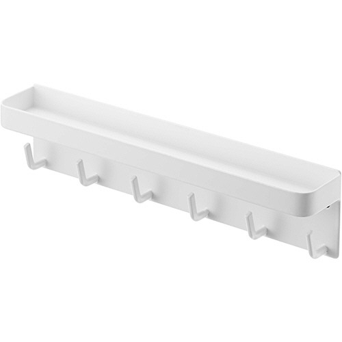 ﾏｸﾞﾈｯﾄｷｰﾌｯｸ&ﾄﾚｲ ｽﾏｰﾄ ﾎﾜｲﾄ 1個画像