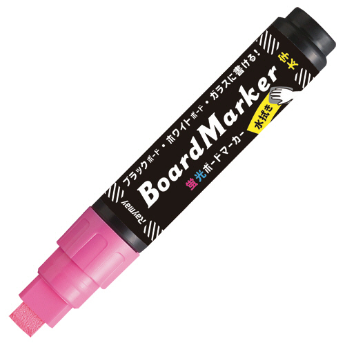 蛍光ﾎﾞｰﾄﾞﾏｰｶｰ 太字 ﾋﾟﾝｸ 1本