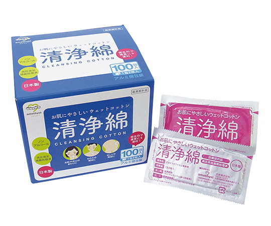 アメジスト ファミレ清浄綿 2枚/包×100包入画像