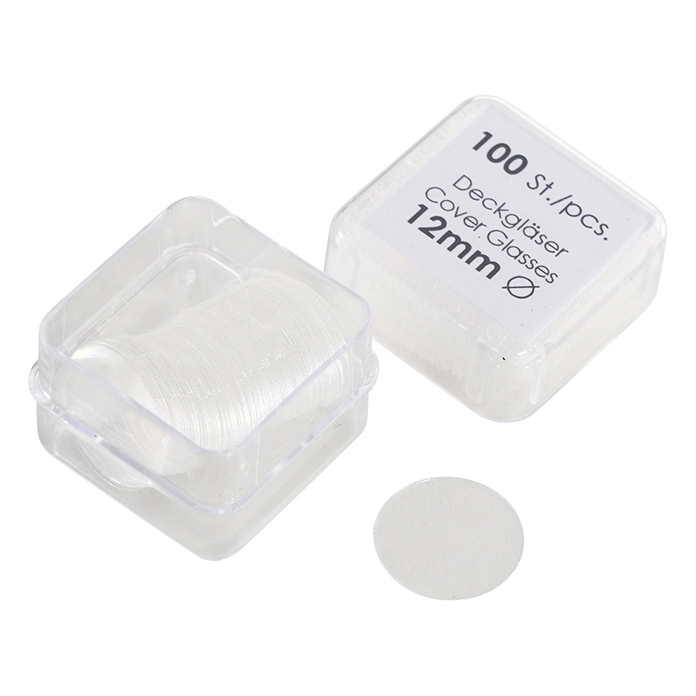 丸型カバーグラス　φ12mm　100枚×10箱入画像