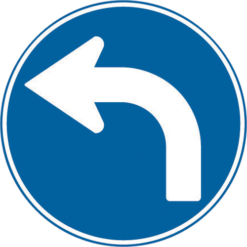 ﾄｰｸﾞ ﾒﾗﾐﾝ標識｢B指定方向外禁止｣ 1枚画像