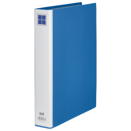 両開きﾊﾟｲﾌﾟ式ﾌｧｲﾙE A4ﾀﾃ 300枚収容 30mmとじ 背幅56mm 青 1ｾｯﾄ(30冊)