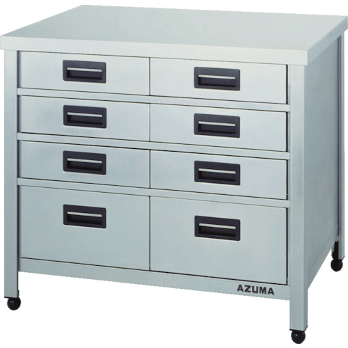 縦型引出し付作業台 750×450×800 1台画像