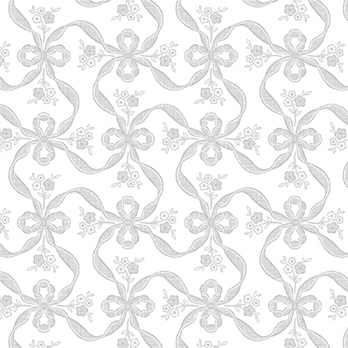 包装紙 ﾌﾗｰﾙﾘﾎﾞﾝ銀 全判 1ﾊﾟｯｸ(50枚)画像