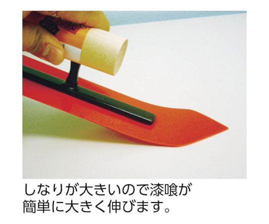 うま～くヌレール　こて 商品が無造作に置かれ、持ち手が上を向いている様子