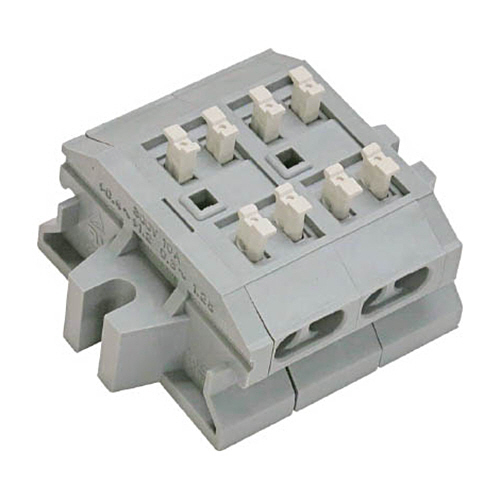 ｽｸﾘｭｰﾚｽ端子台 極数2 1個画像