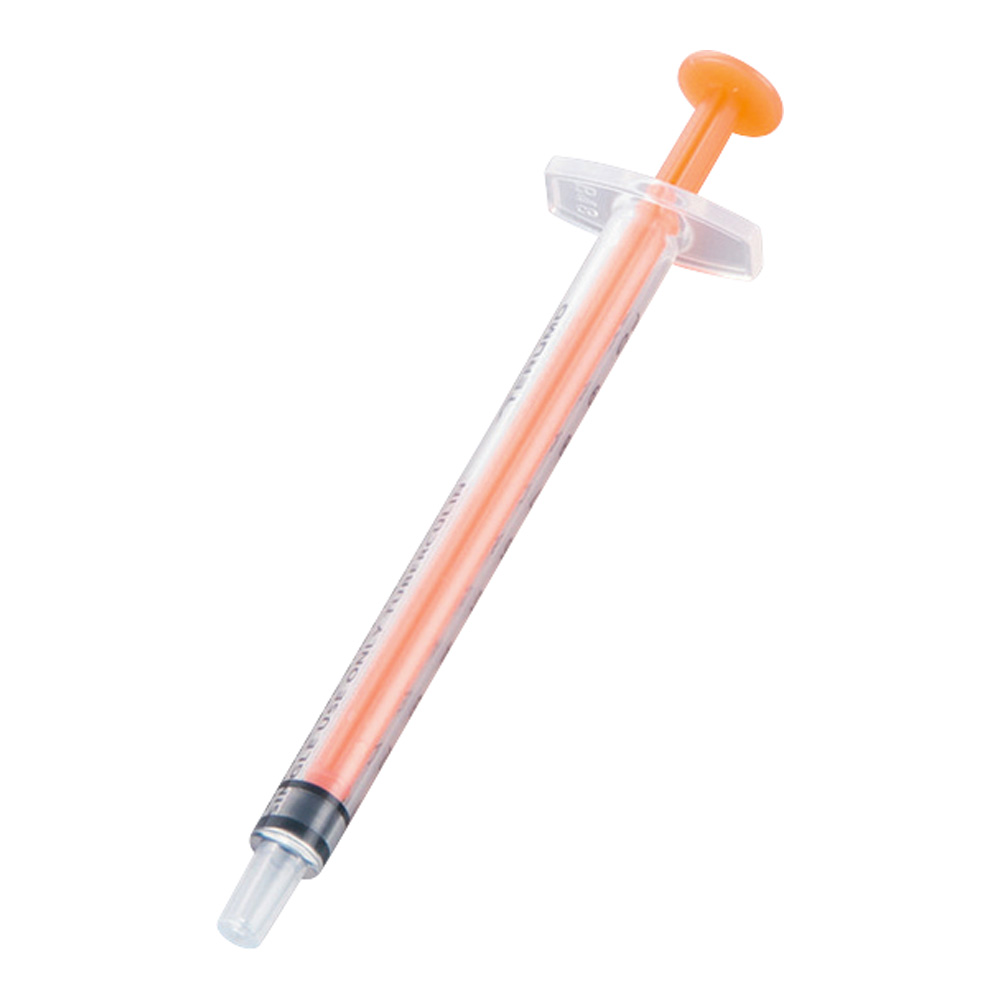 テルモシリンジ®色付押子タイプ（針なし）ツベルクリン用 赤 100本入画像