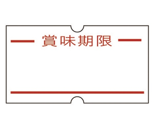 ハンドラベラー ラベル 1Yタイプ（弱粘着） 22×12mm 賞味期限 1パック（10巻入）画像