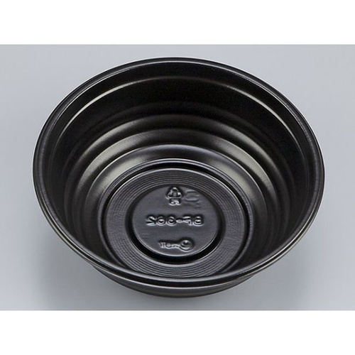 シーピー化成 どんぶり容器 BF-362 黒 本体画像