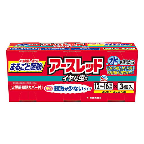 ｱｰｽﾚｯﾄﾞ ｲﾔな虫用 12-16畳用 1ﾊﾟｯｸ(3個)画像