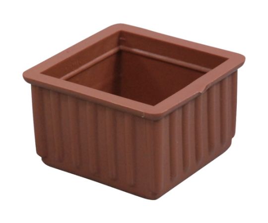 イス脚キャップ　茶角36画像