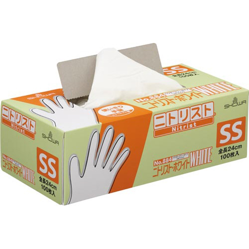 ニトリスト・ホワイト１００枚入　ホワイトＳＳ　１箱画像