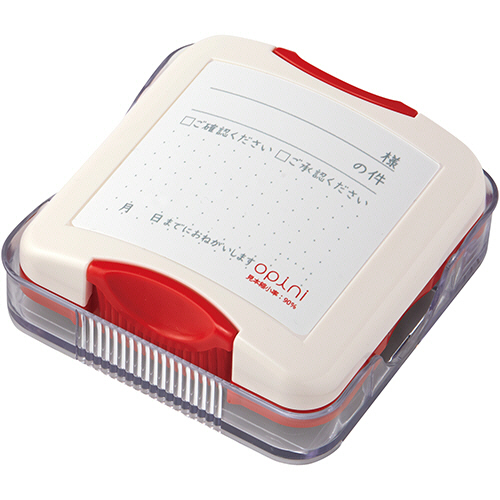 ｵﾋﾟﾆ ふせん用伝言ﾒﾓｽﾀﾝﾌﾟ 確認&承認ﾒﾓ 1個画像