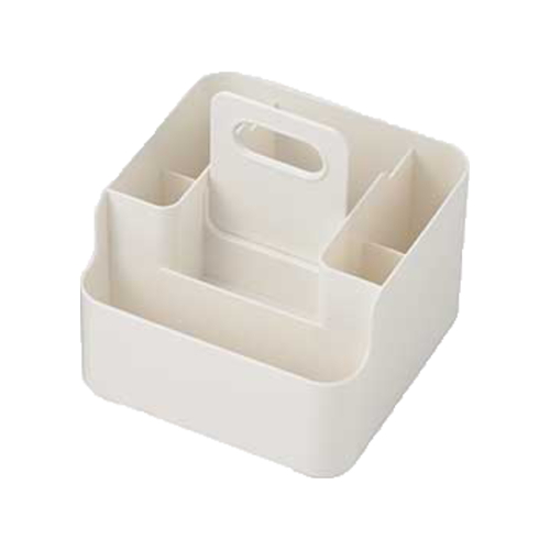 小物収納 ナチュラ ツールピット S WH ホワイト画像