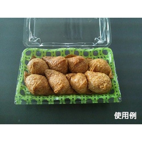 フードパック リップル 20-12 ラタンGN 中央化学 商品の側面が見える状態で、パッケージのテクスチャーとデザインがはっきりと確認できる。