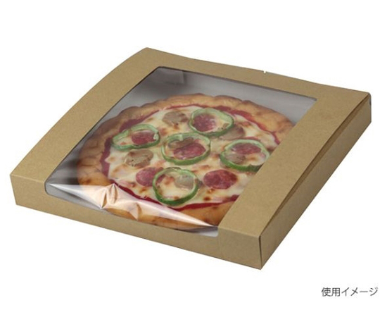 ピザ箱 ミエルピザ箱 10インチ クラフト 200枚画像