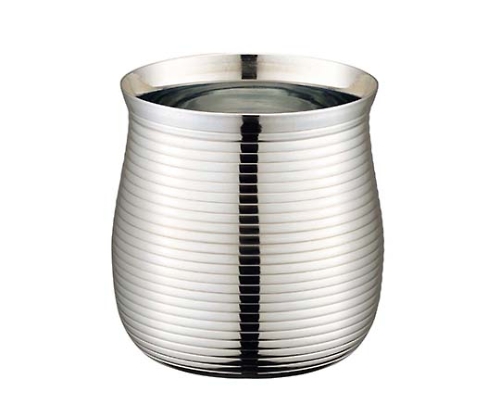 UK ステンレス ガラ入れ ライン入り M画像