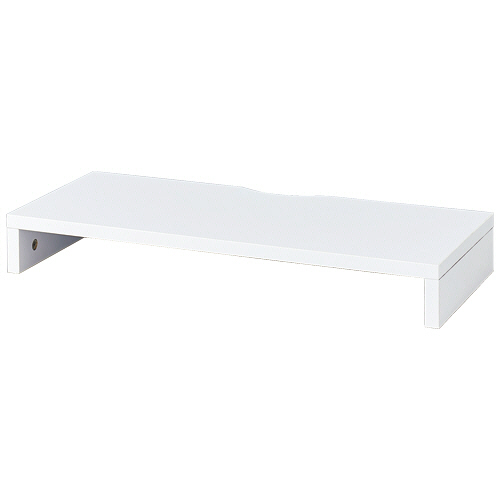 木製ﾃﾞｽｸ上ｽﾀﾝﾄﾞ 幅600×奥行250×高さ80mm ｵﾌﾎﾜｲﾄ 1台