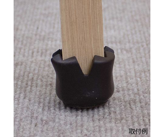 ワイドスリップキャップ 角脚用 M 4セット入 包装された商品が横置きされている状態