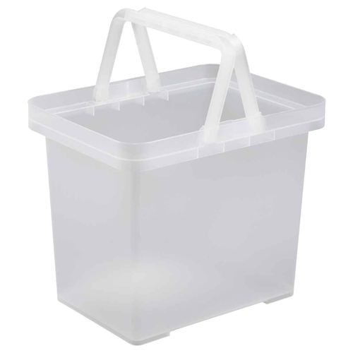 収納ボックス ナチュラ インナーケース 深 クリア画像