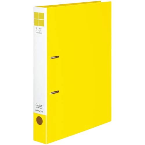 リングＦスリムスタイル黄Ａ４縦背幅４２ｍｍ１０冊画像