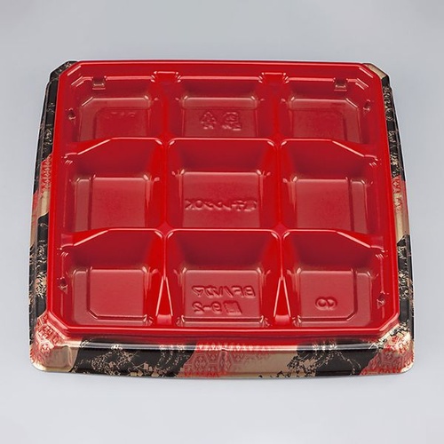 シーピー化成 弁当容器 BFハカマ膳9-2 玄海 本体(N)画像