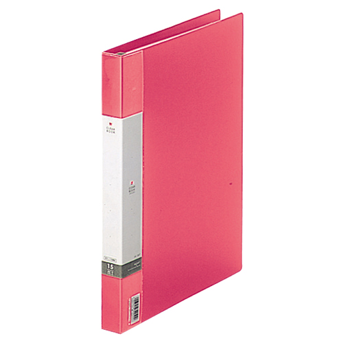 ﾘｸｴｽﾄ ｸﾘﾔｰﾌﾞｯｸ(ﾎﾟｹｯﾄ交換ﾀｲﾌﾟ) A4ﾀﾃ 30穴 15ﾎﾟｹｯﾄ付属 背幅25mm 赤 1冊画像