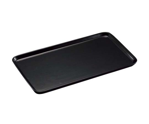 陶磁器 角ケーキプレート渕無 黒