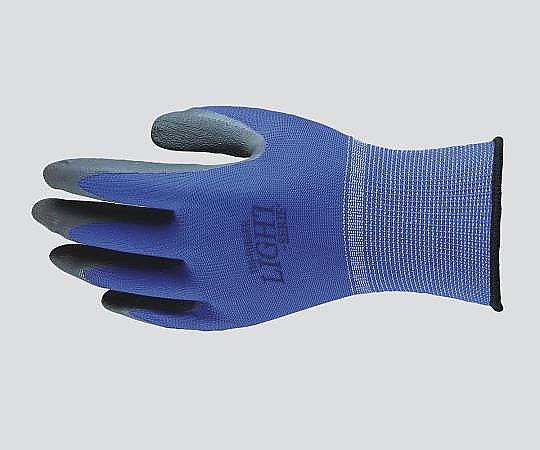 天然ゴム背抜き手袋（13ゲージ）　ブルー　M画像