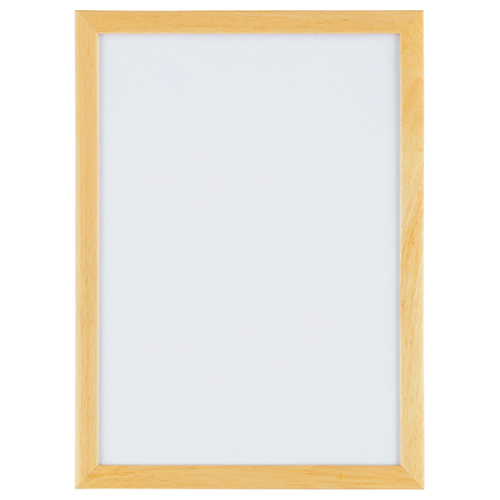 木製ﾌﾚｰﾑ A3 外寸456×333mm ﾅﾁｭﾗﾙ 1枚画像