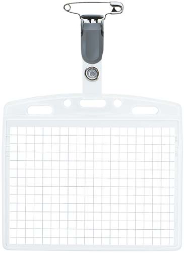 タッグ名札安全ピン・クリップ両用　特大　１０個画像