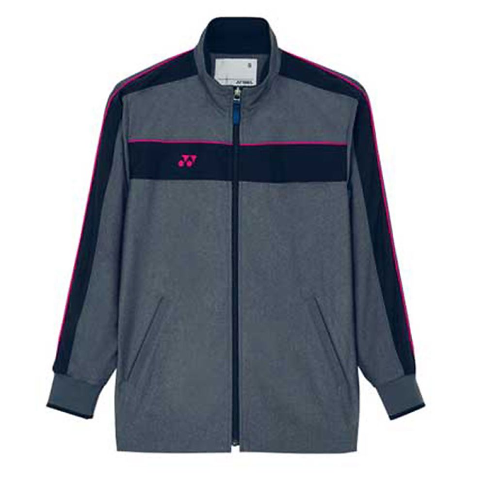 防風ジャケット グレーモク×ピンク 3L（身丈75cm）